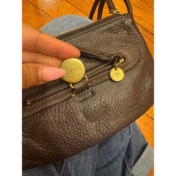 MULBERRY LEATHER WRISTLET (600 - Picture 3 of 8